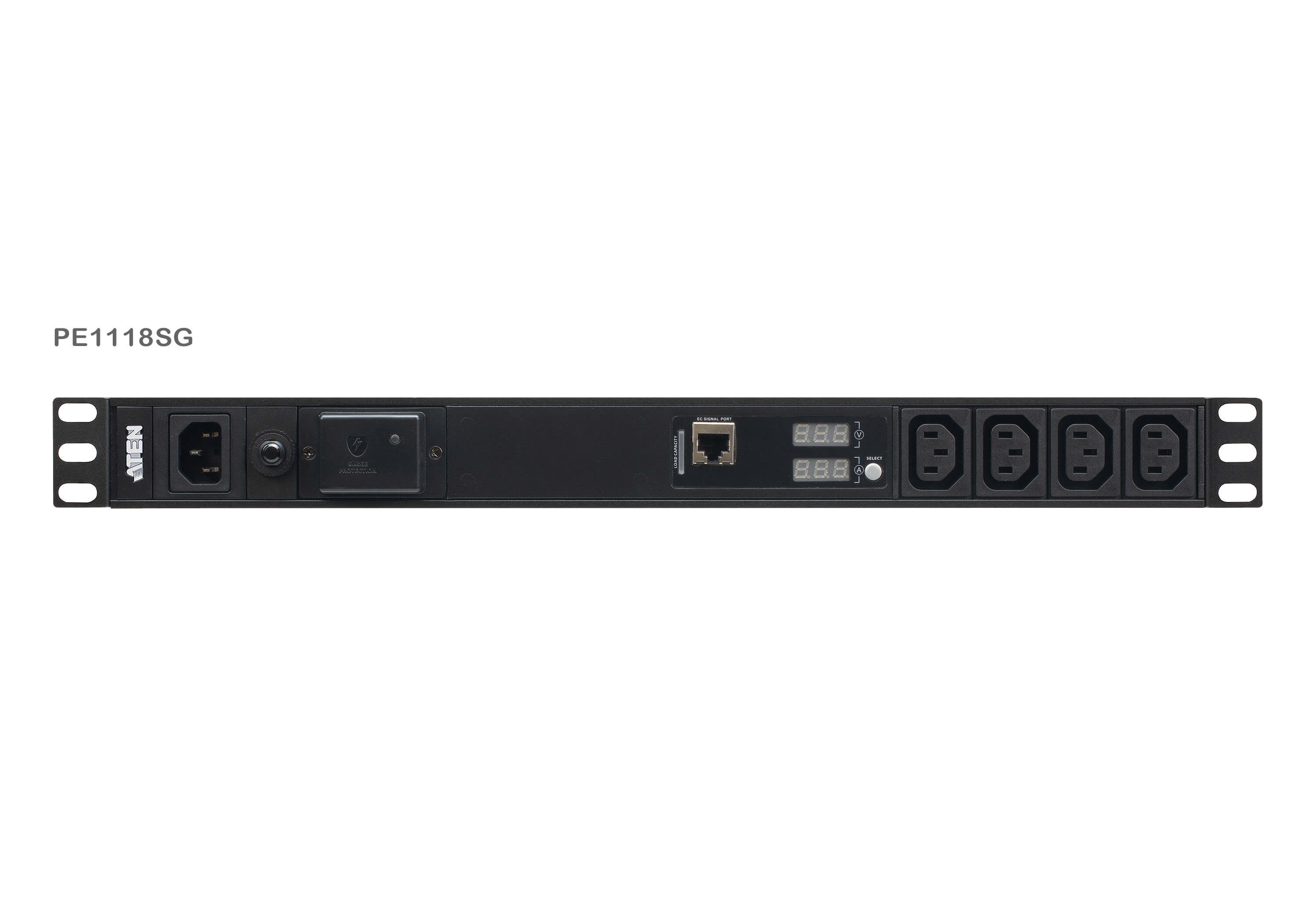 ATEN Basis 1U PDU met meter en piekbescherming (PE1118SG-AT-G) thumbnail
