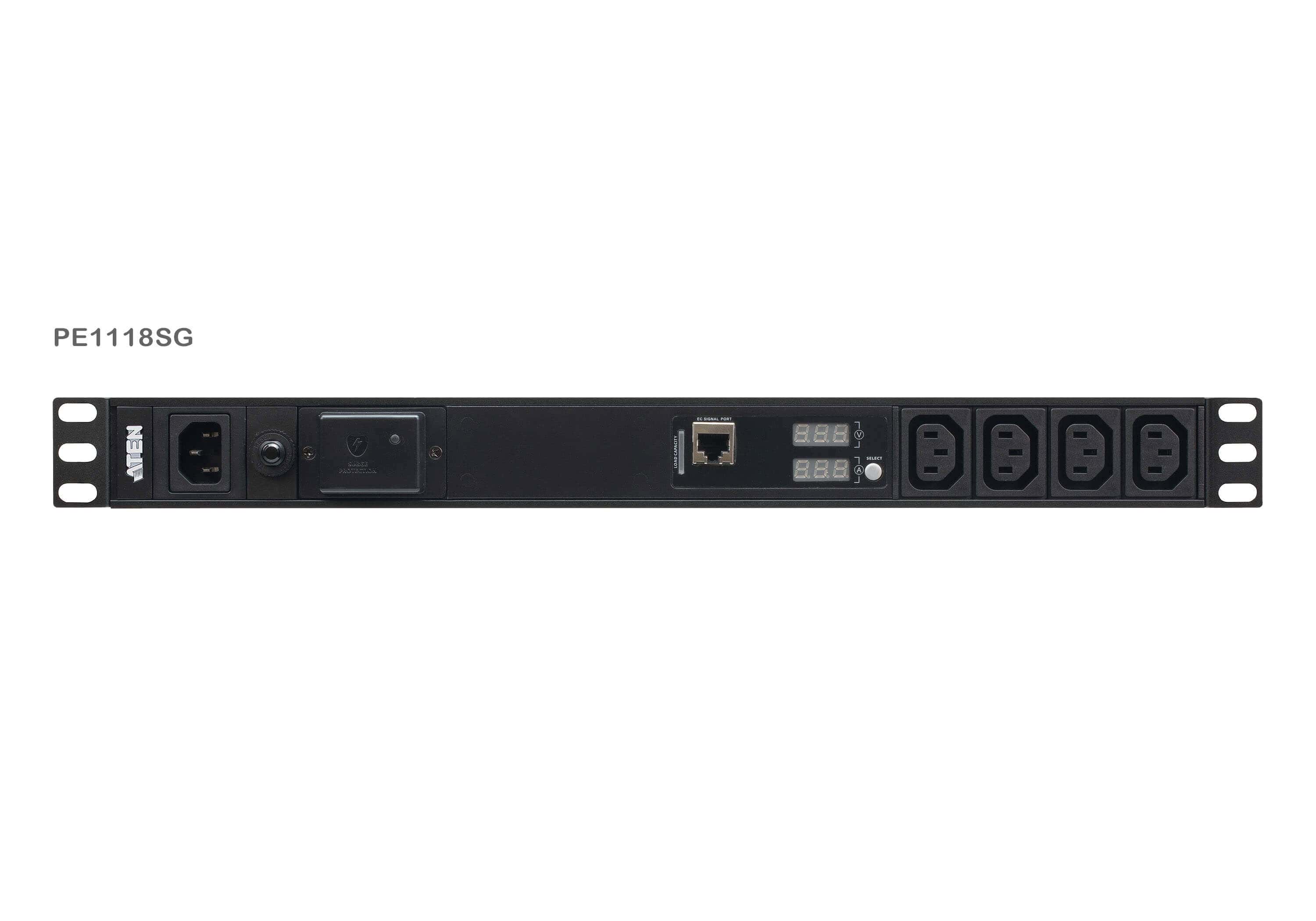 ATEN Basis 1U PDU met meter en piekbescherming (PE1118SG-AT-G) thumbnail