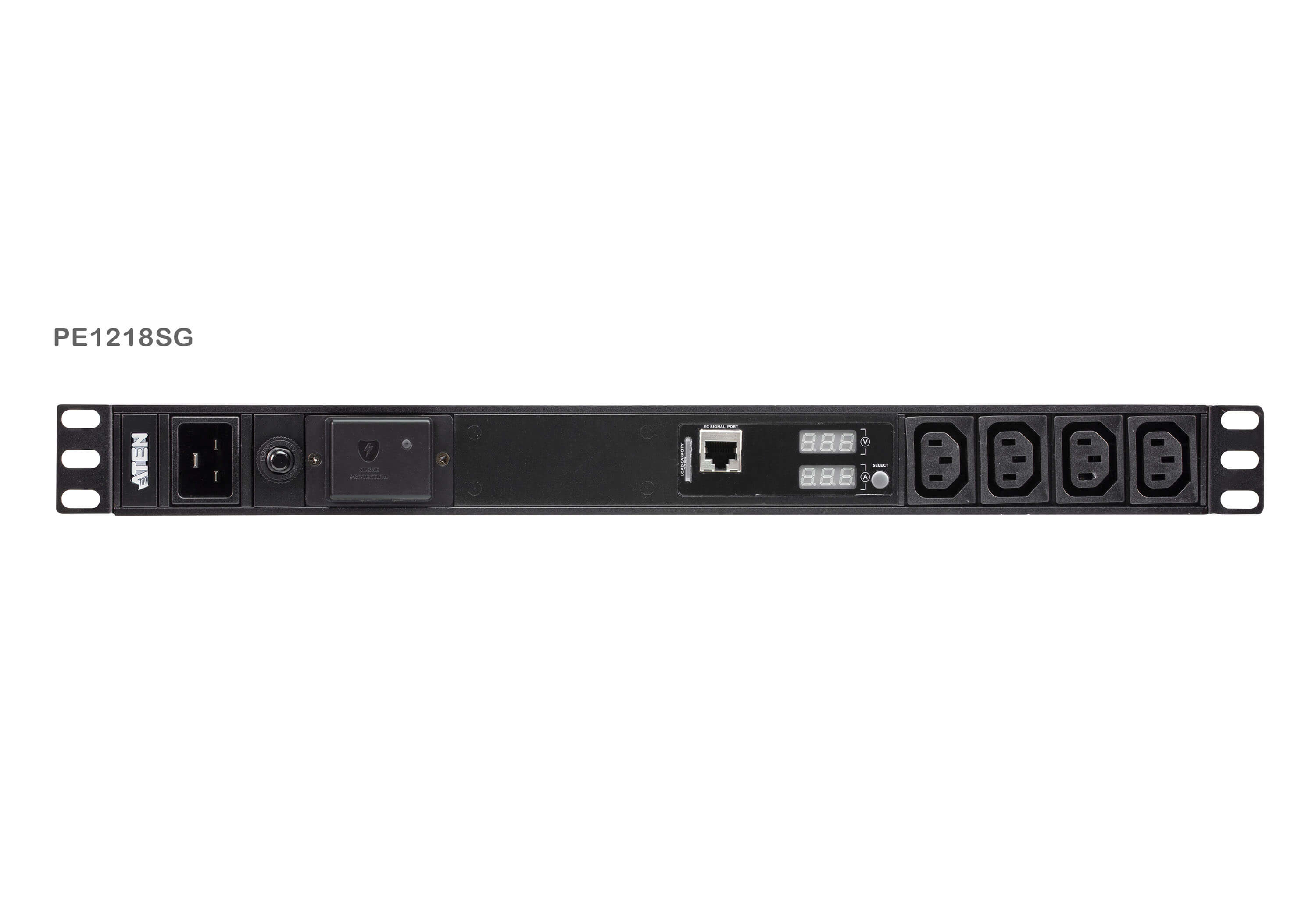 ATEN Basis 1U PDU met meter en piekbescherming (PE1218SG-AT-G) thumbnail