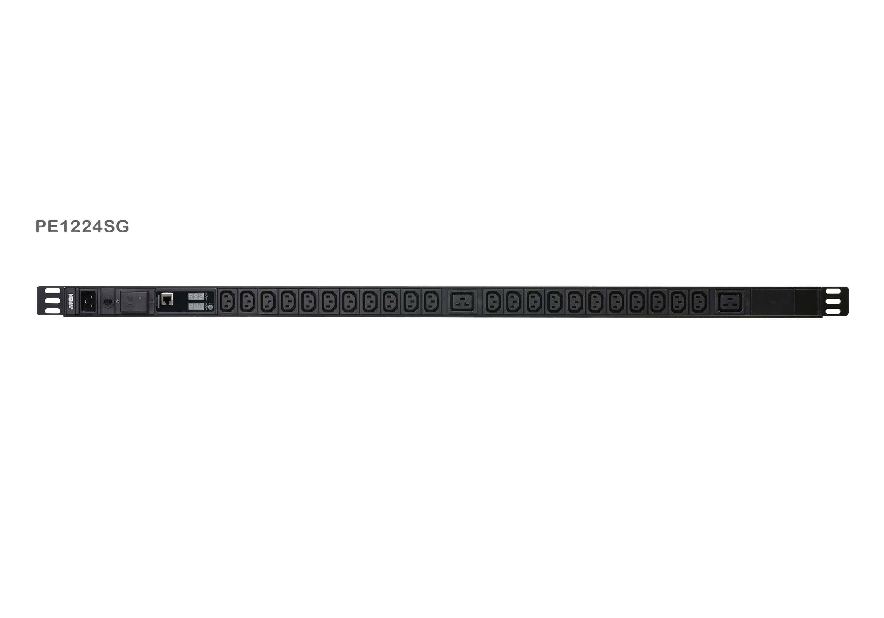 ATEN Basis 0U PDU met meter en piekbescherming (PE1224SG-AT-G) thumbnail