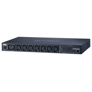 ATEN PE6208G energiedistributie 8 AC-uitgang(en) 1U Zwart (PE6208G-ATA-G) thumbnail