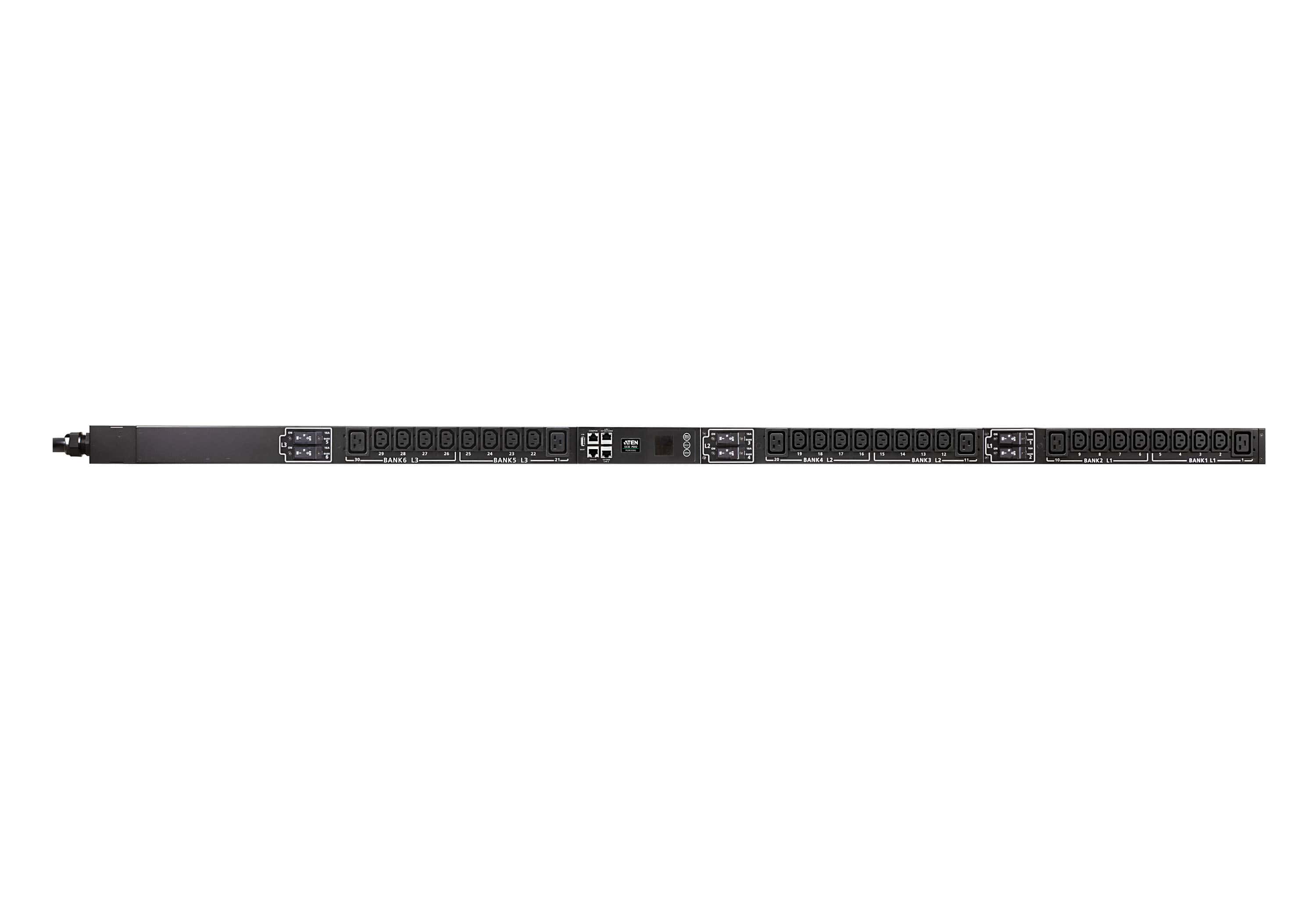 ATEN 30A/32A 30-Outlet 3-Phase Metered eco PDU (PG96230G-AT) thumbnail