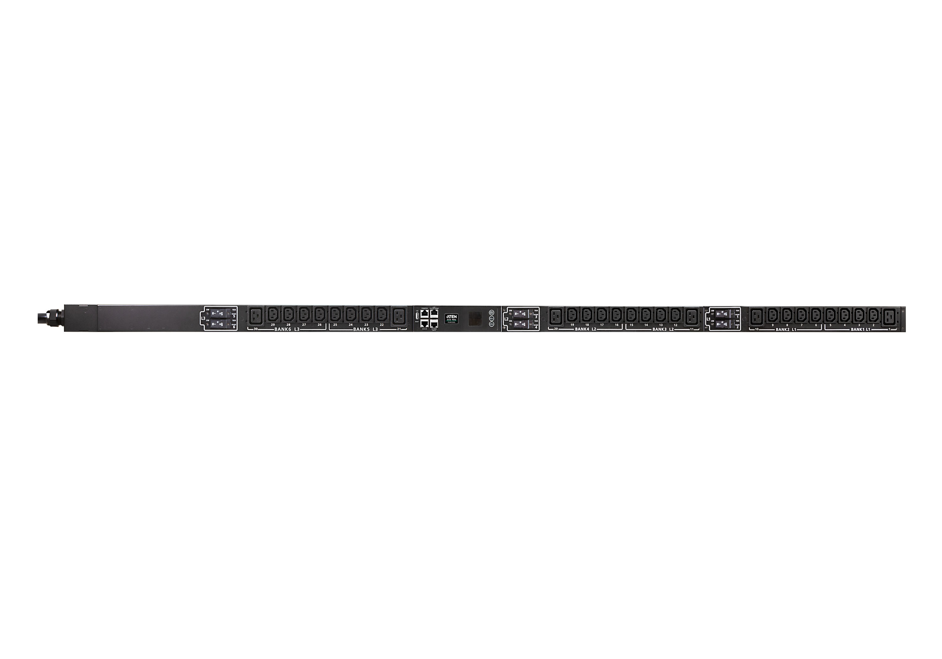 ATEN 30A/32A 30-Outlet 3-Phase Metered eco PDU (PG96330G-AT) thumbnail