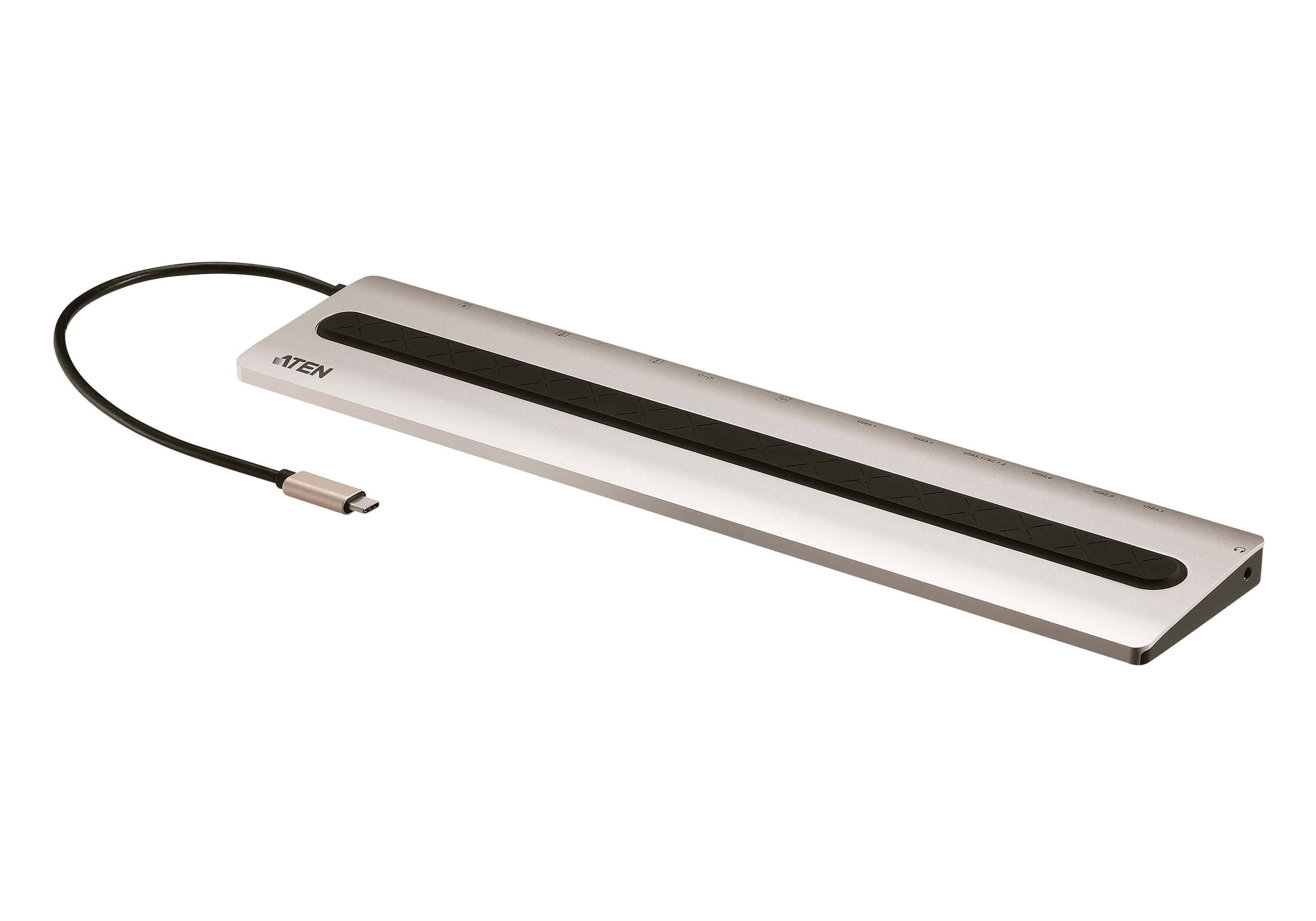 ATEN USB-C Multiport Dock met Power Pass-Through (UH3237-AT) thumbnail
