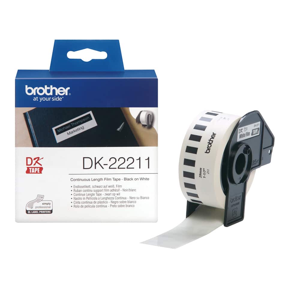 Brother Witte doorlopende filmtape 29 mm (DK-22211) thumbnail