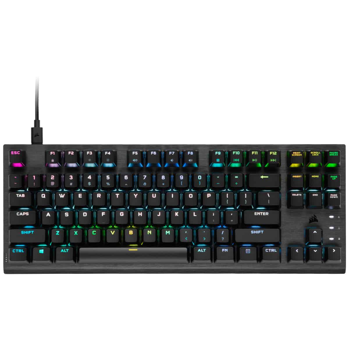 Corsair K60 PRO TKL toetsenbord USB QWERTY US International Zwart (CH-911D01A-NA) thumbnail