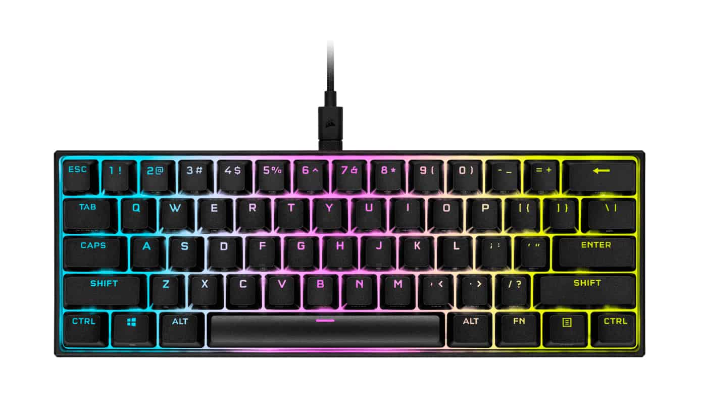 Corsair K65 RGB MINI toetsenbord USB QWERTY Engels Zwart (CH-9194010-NA) thumbnail