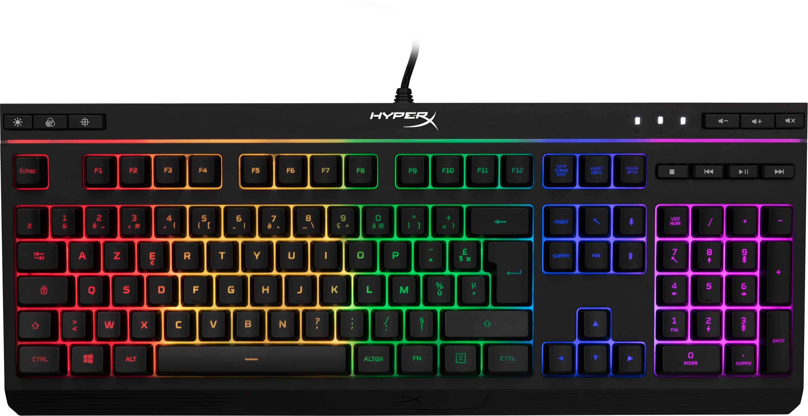 HyperX Alloy Core RGB - gamingtoetsenbord (FR-indeling) (4P4F5AQ) thumbnail