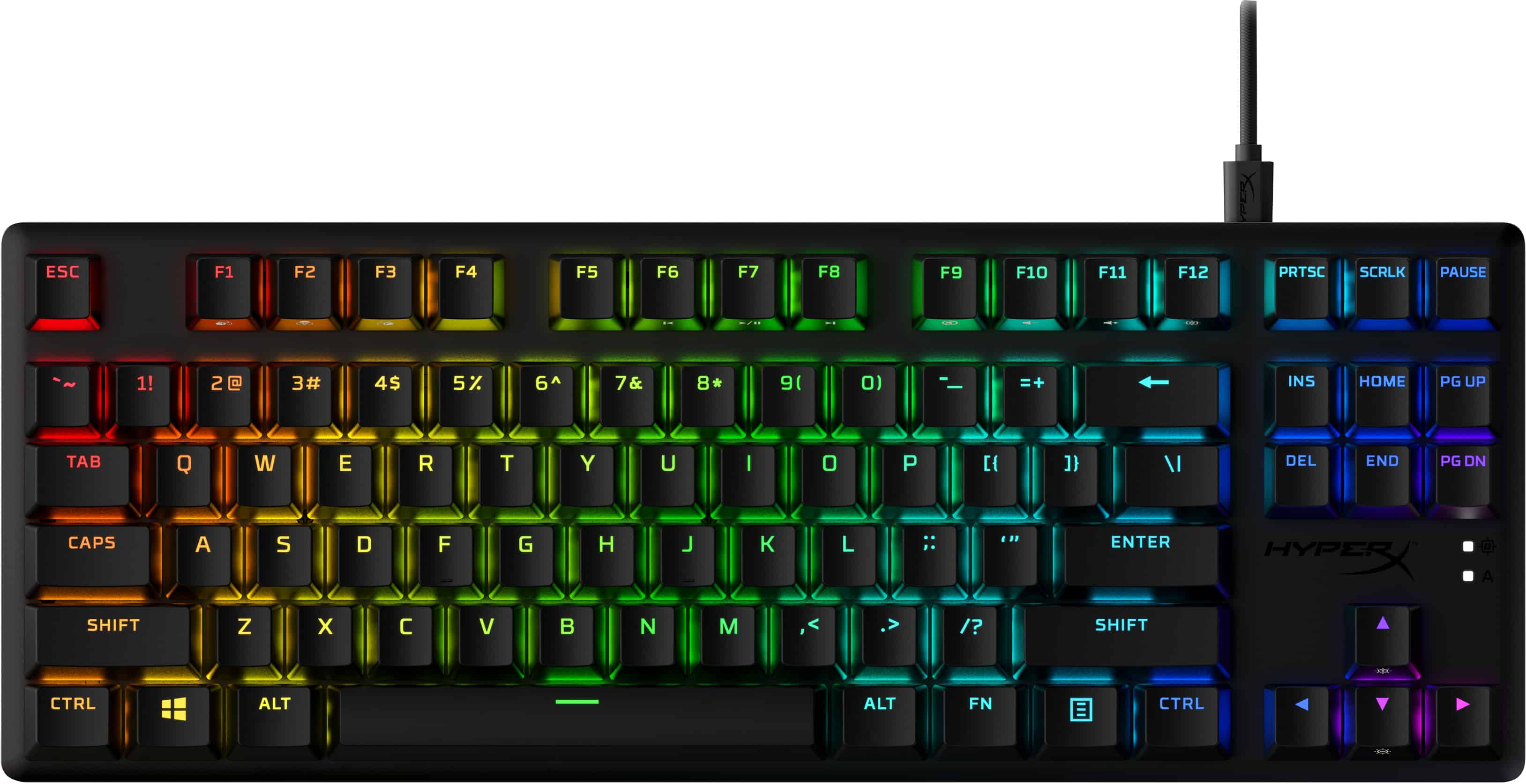 HyperX Alloy Origins Core PBT HX Red - Mechanical Gaming Keyboard (639N7AA) thumbnail