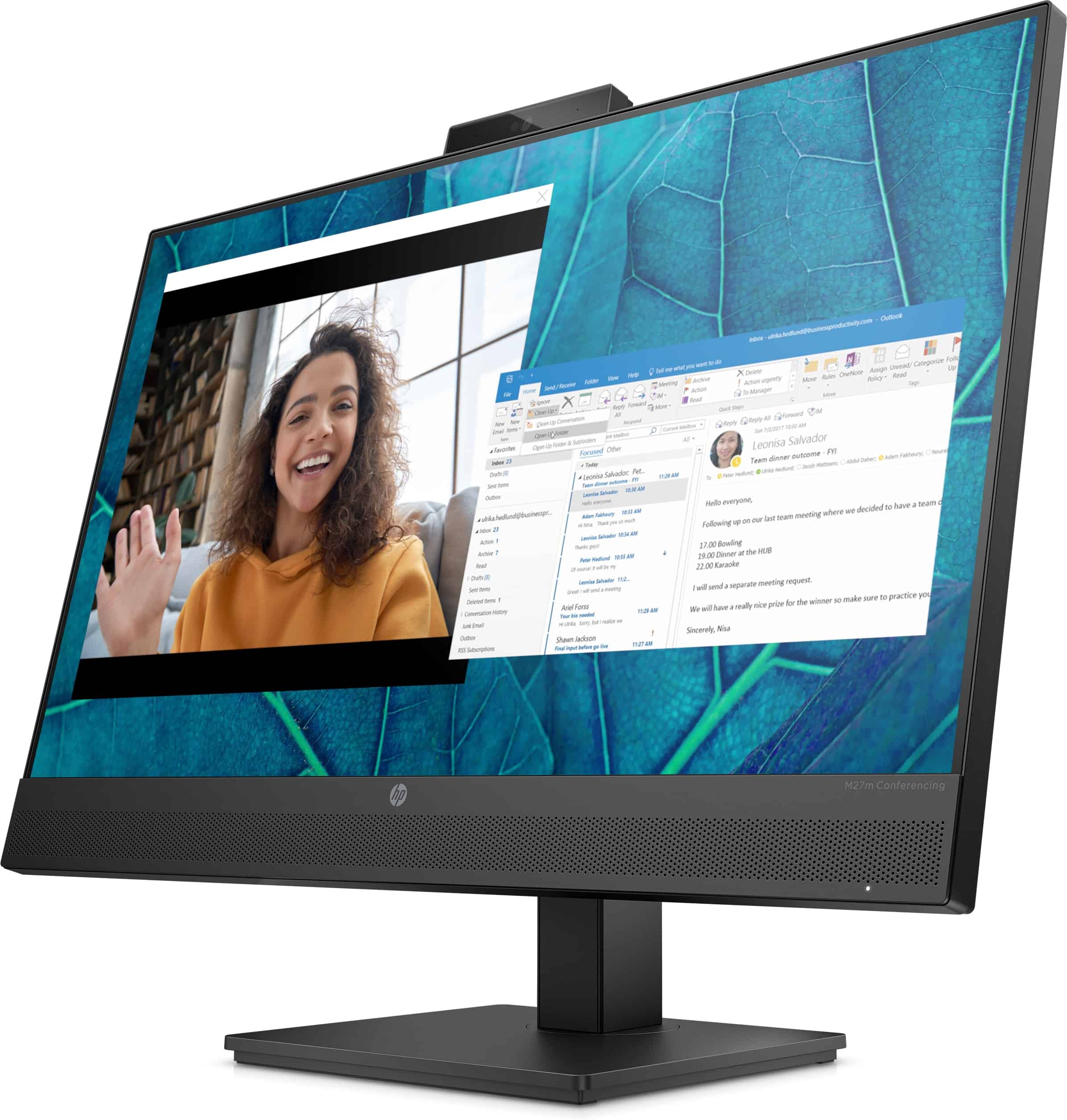 HP M27m computer monitor 68,6 cm (27") 1920 x 1080 Pixels Full HD Zwart (678U8AA#ABB) thumbnail
