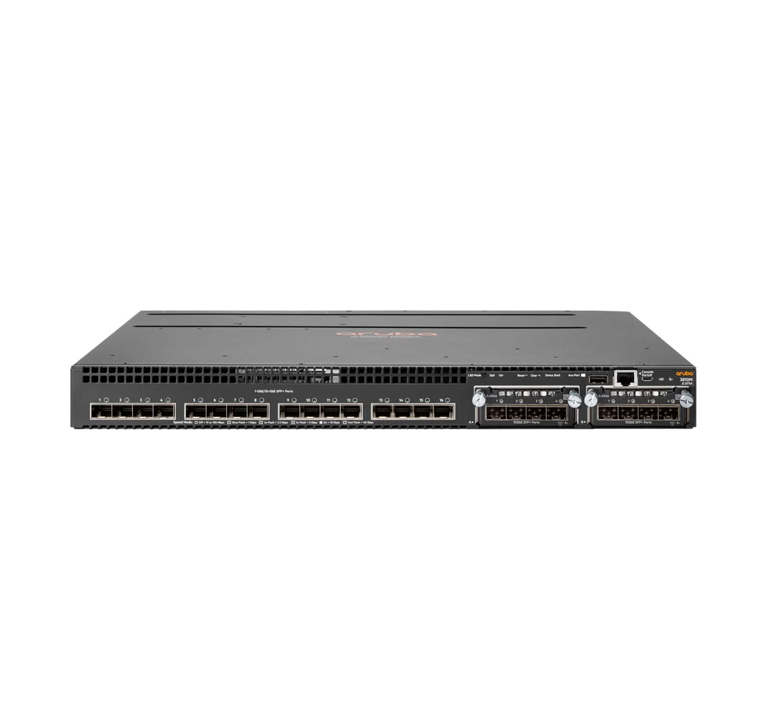 Product Image for Aruba 3810M 24SFP+ 250W Managed L3 Geen Power over Ethernet (PoE) 1U Grijs
