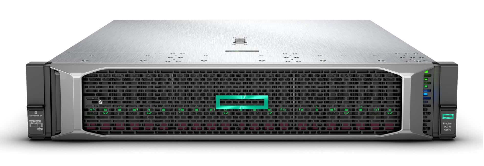 HPE ProLiant DL385 Gen10 server Rack (2U) AMD EPYC 7252 3,1 GHz 16 GB DDR4-SDRAM 500 W (P26897-B21) thumbnail