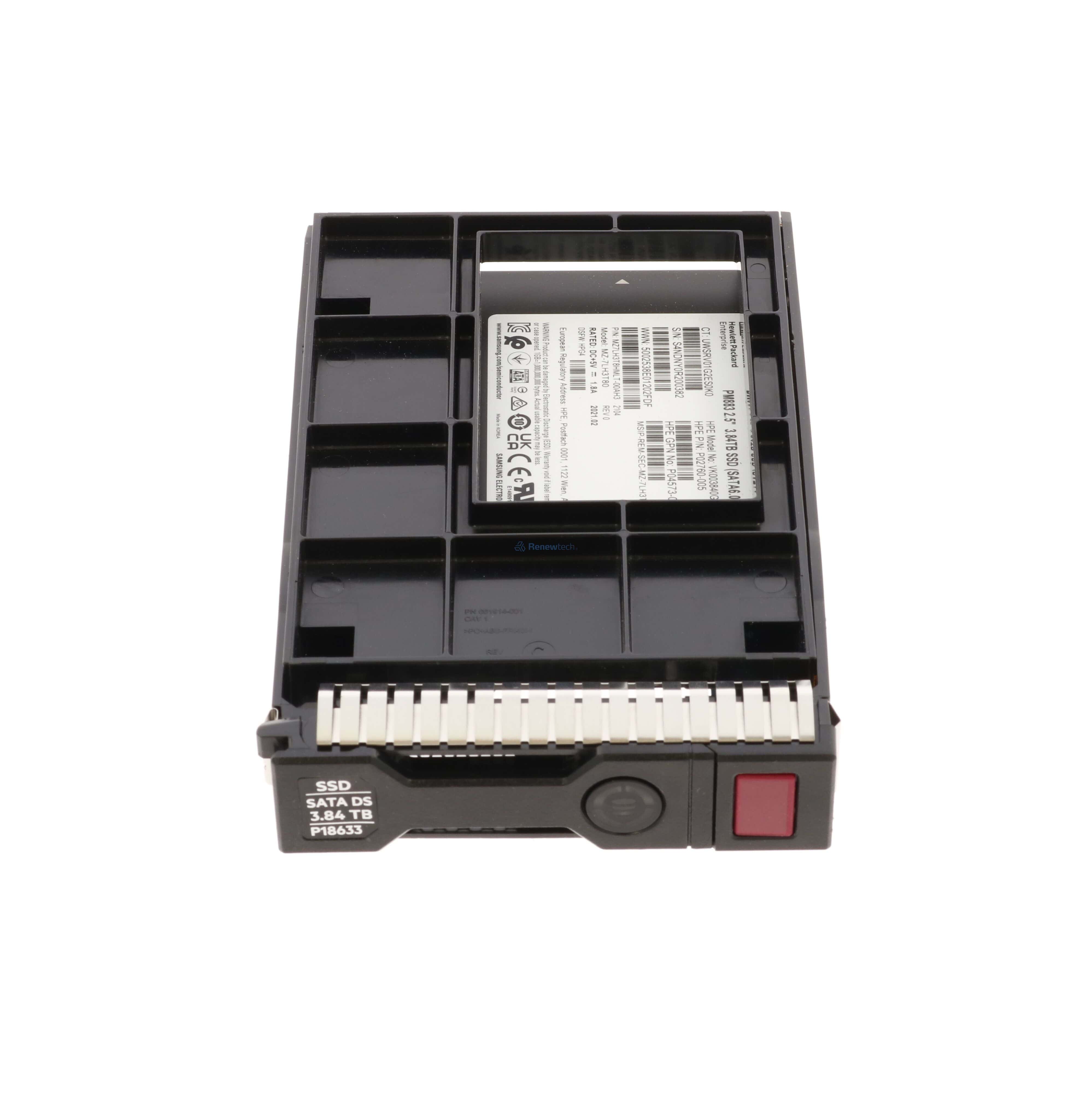 HPE 3.84TB SATA 6G Read Intensive LFF SCC SM883 SSD (P30351-B21) thumbnail