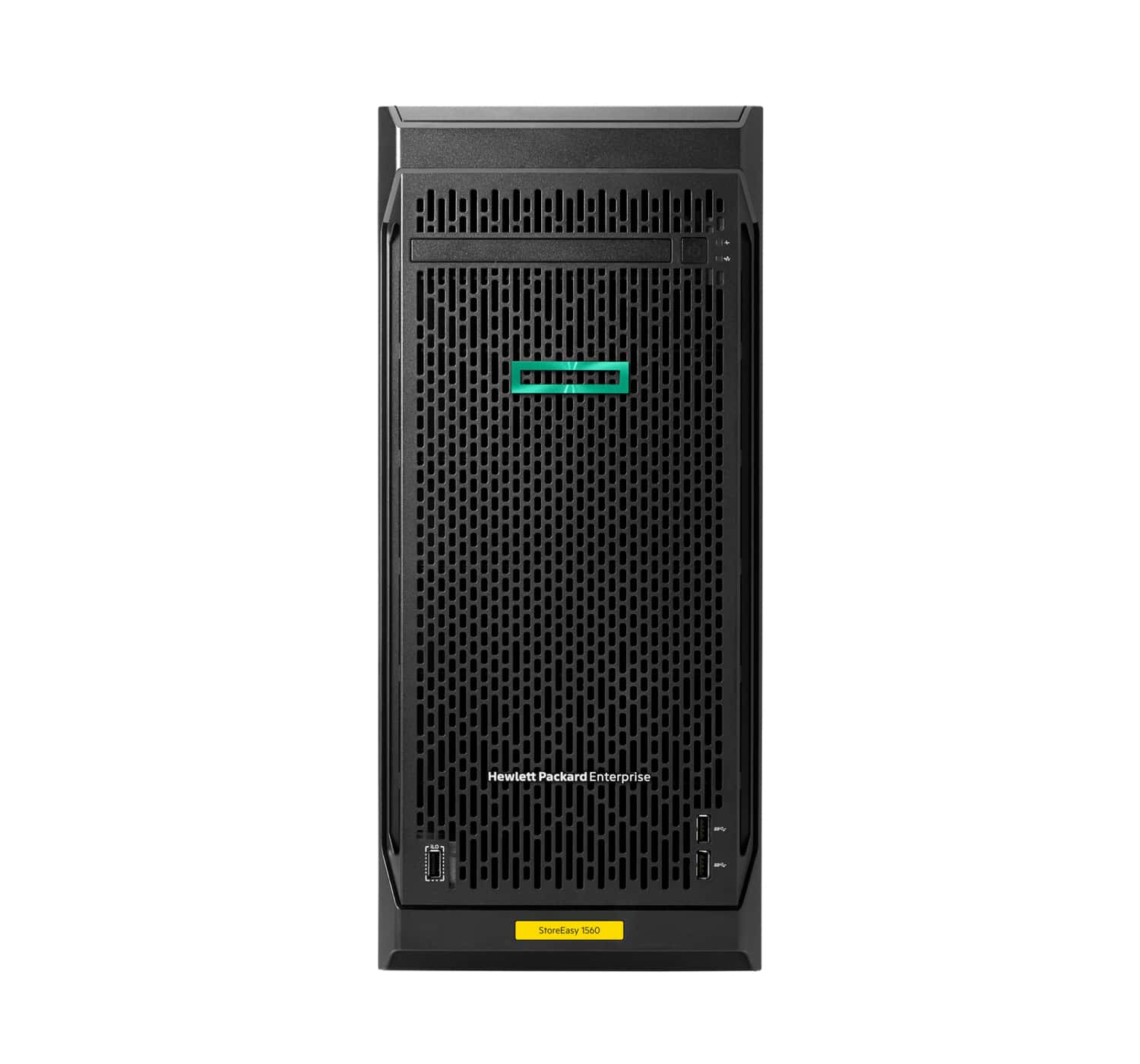 HPE StoreEasy 1560 NAS Tower Ethernet LAN Zwart 3204 (Q2R96B) thumbnail