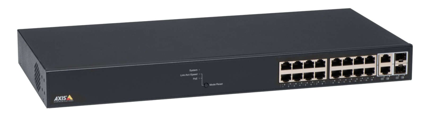 Axis T8516 PoE+ Managed Gigabit Ethernet (10/100/1000) Power over Ethernet (PoE) Zwart (5801-692) thumbnail
