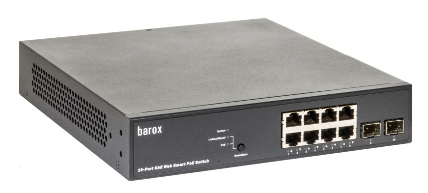 barox Switch 10-Port 10x10/100/1000TX RJ45 2x100/1000FX Mana (RY-LGS23-10G) thumbnail