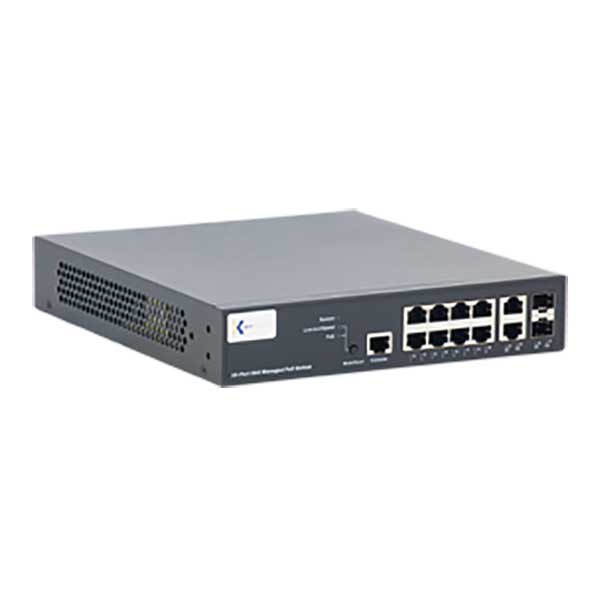 barox Switch 8-Port 8x10/100/1000TX RJ45 PoE/+ 4x100/1000TX (RY-LGSP23-10G) thumbnail