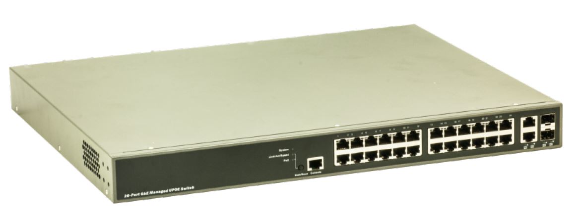 barox Switch 26-Port 26X10/100/1000TX, RJ45 2x100/1000FX (RY-LGSP23-26) thumbnail