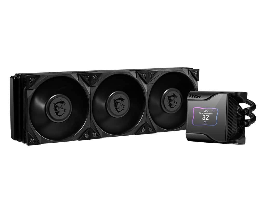 MSI MEG CORELIQUID S360 koelsysteem voor computers Processor Alles-in-één vloeistofkoeler 14 cm Zwart (CORELIQUID S360) thumbnail
