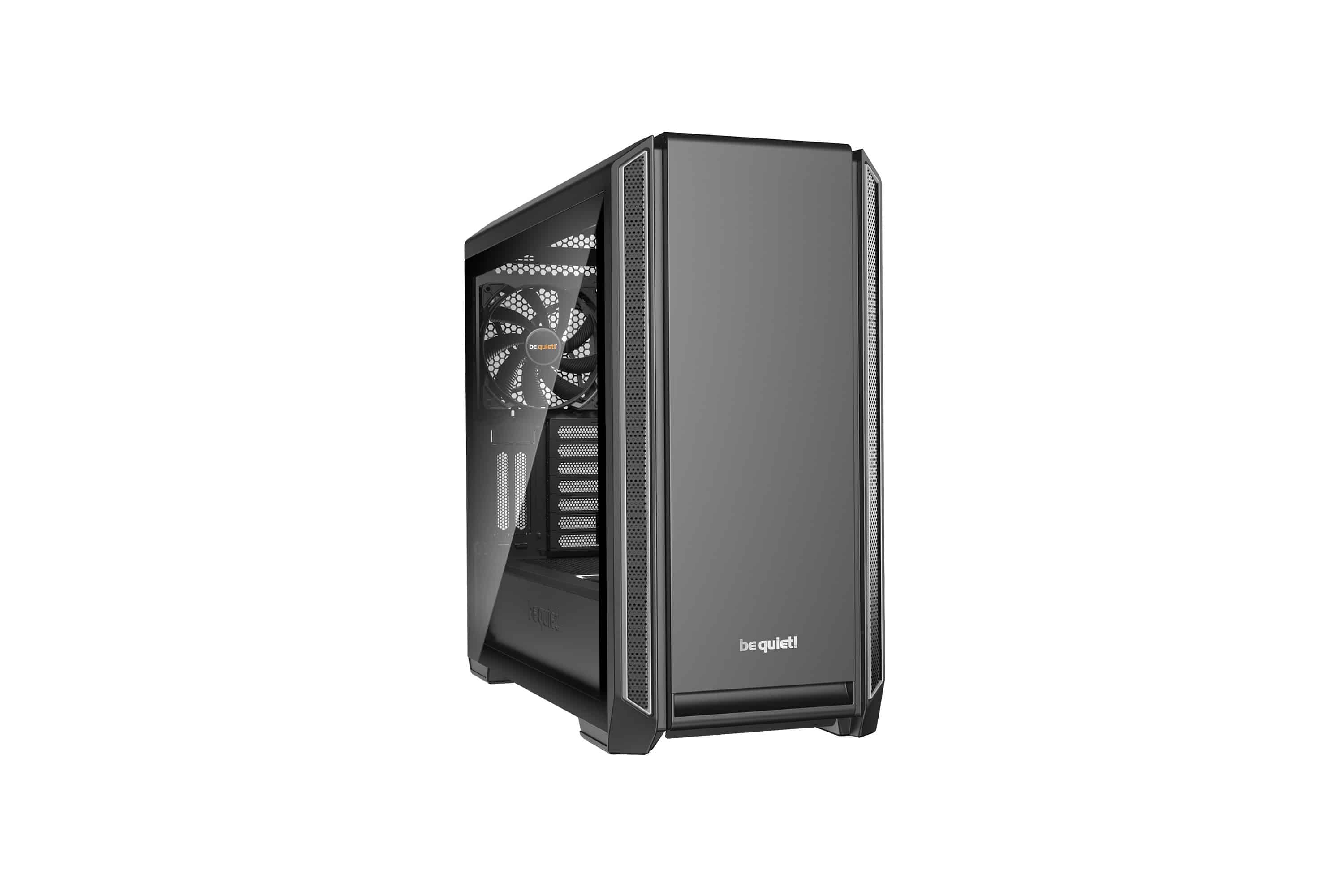 be quiet! Silent Base 601 Window Midi Tower Zwart, Zilver (BGW27) thumbnail