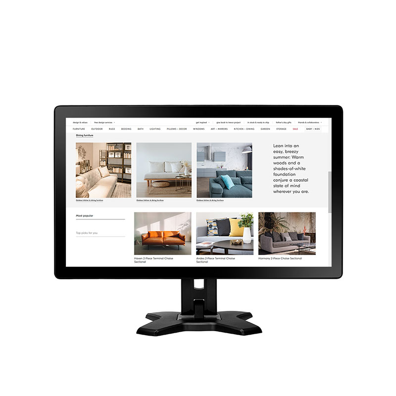 AG Neovo TX-2401 computer monitor 60,5 cm (23.8") 1920 x 1080 Pixels Full HD LED Touchscreen Tafelblad Zwart (TX-2401) thumbnail