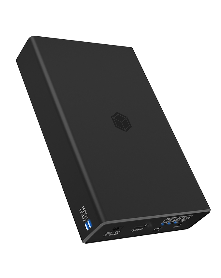 ICY BOX IB-RD2253-C31 HDD-/SSD-behuizing Zwart 2.5 (IB-RD2253-C31) thumbnail