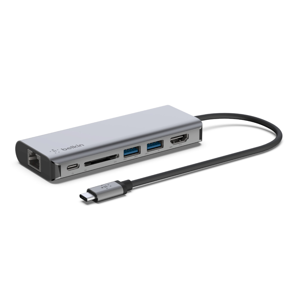 Belkin USB-C 6-in-1 Hub (AVC008BTSGY) thumbnail