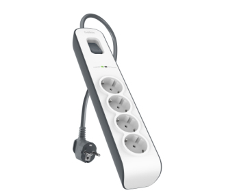 Belkin BSV400VF2M Overspanningsbeveiliging Wit 4 AC-uitgang(en) 2 m (BSV400VF2M) thumbnail