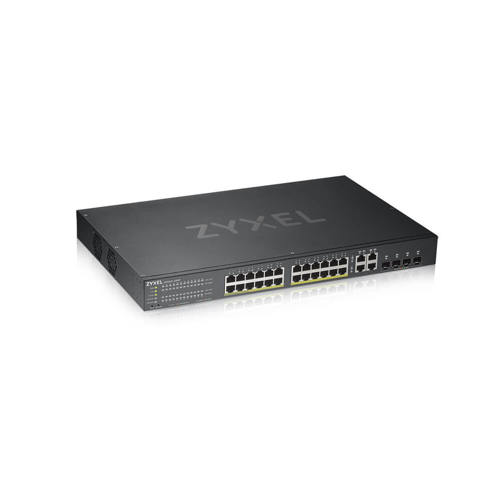 Zyxel GS1920-24HPV2 Managed Gigabit Ethernet (10/100/1000) Power over Ethernet (PoE) Zwart (GS192024HPV2-EU010) thumbnail