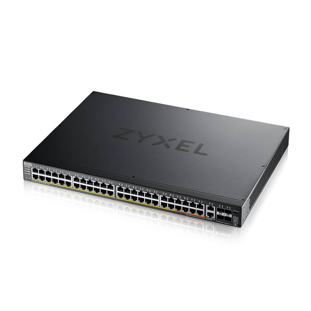 Zyxel XGS2220-54HP Managed L3 Gigabit Ethernet (10/100/1000) Power over Ethernet (PoE) (XGS222054HPEU0101F) thumbnail