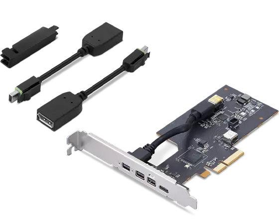 Lenovo 4XF1L53431 interfacekaart/-adapter Intern Mini DisplayPort, Thunderbolt 4 (4XF1L53431) thumbnail