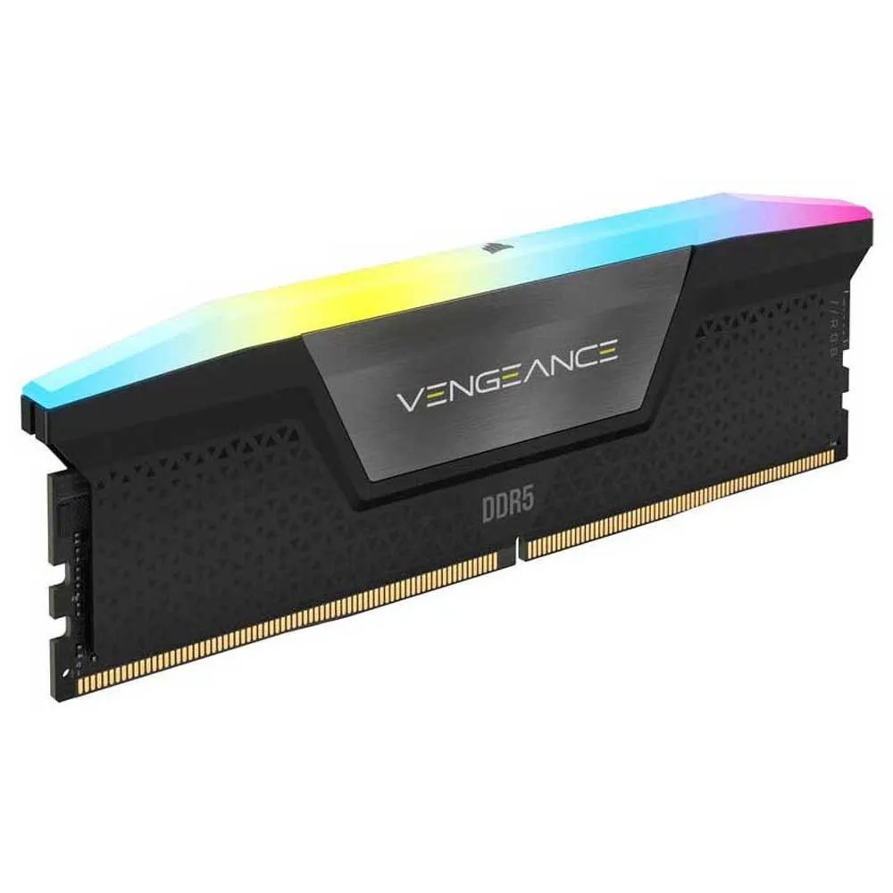 Corsair DDR5  48GB PC 6000 CL30 CORSAIR KIT (2x16GB) VENGEANCE RGB B retail (CMH48GX5M2B6000C30) thumbnail
