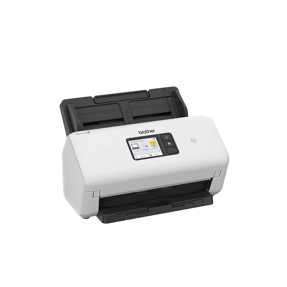 Brother ADS-4500W ADF-scanner 600 x 600 DPI A4 Zwart, Wit (ADS4500WRE1) thumbnail