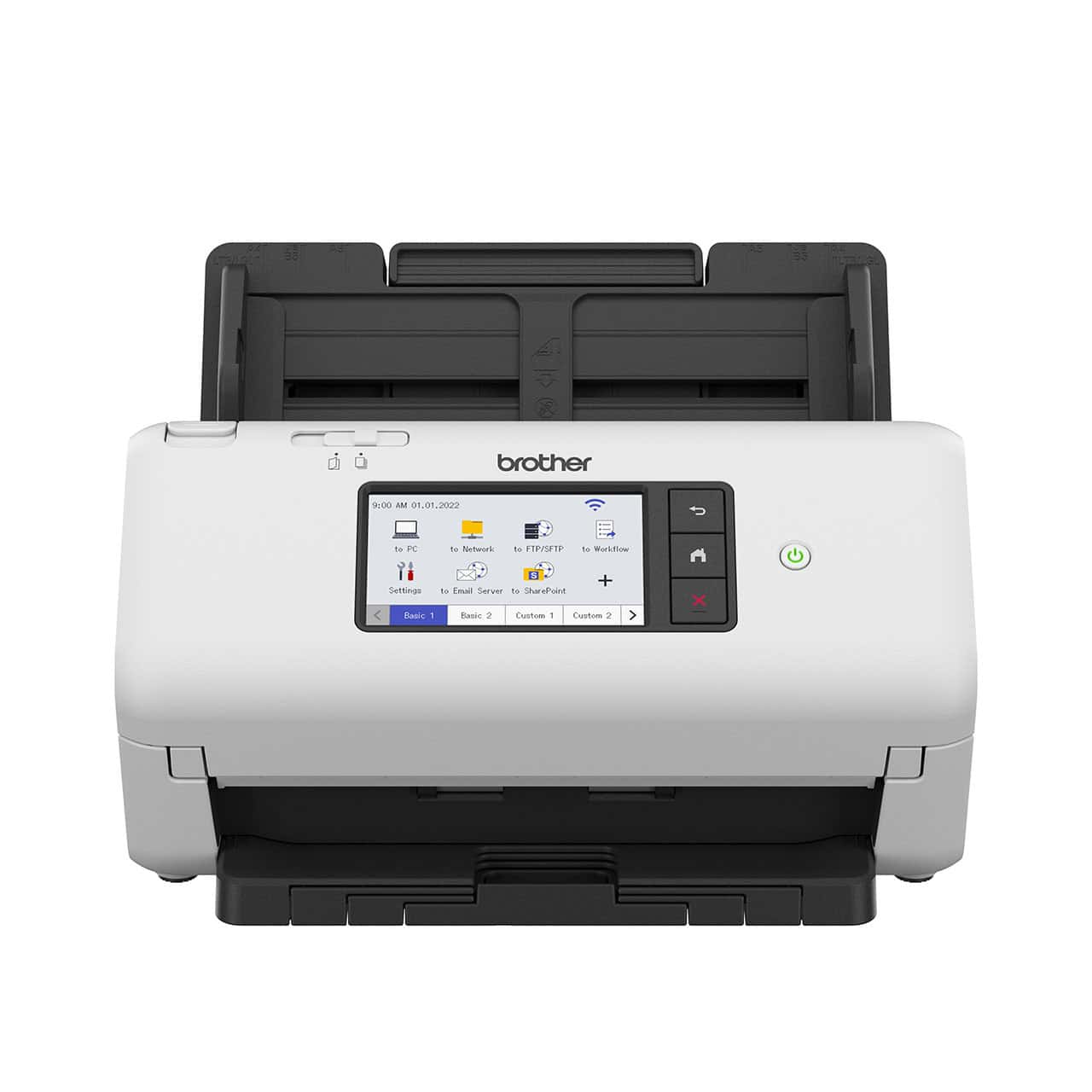 Brother ADS-4700W Scanner met ADF + invoer voor losse vellen 600 x 600 DPI A4 Zwart, Wit (ADS4700WRE1) thumbnail
