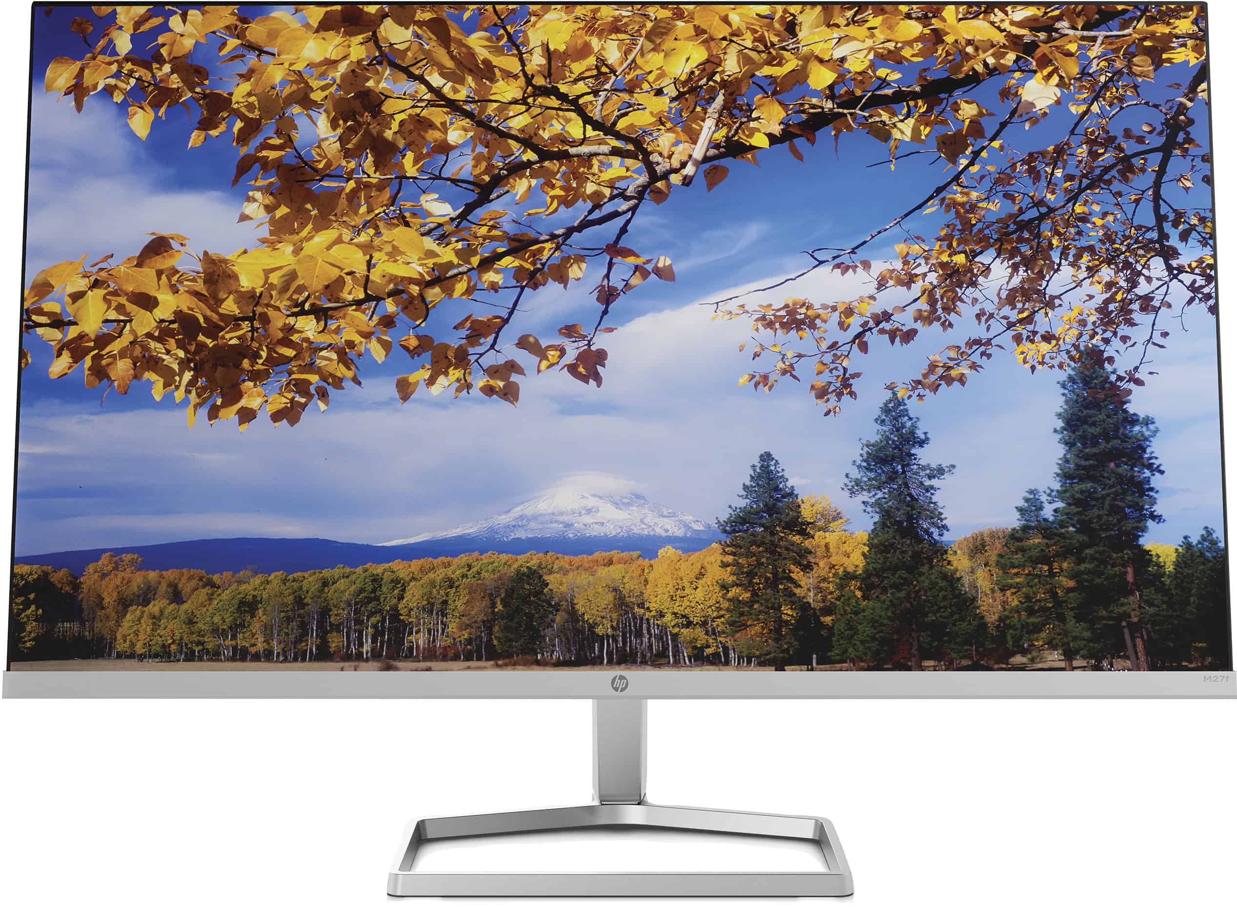 HP M27f computer monitor 68,6 cm (27) 1920 x 1080 Pixels Full HD LCD Zwart, Zilver (2G3D3E9#ABB) thumbnail