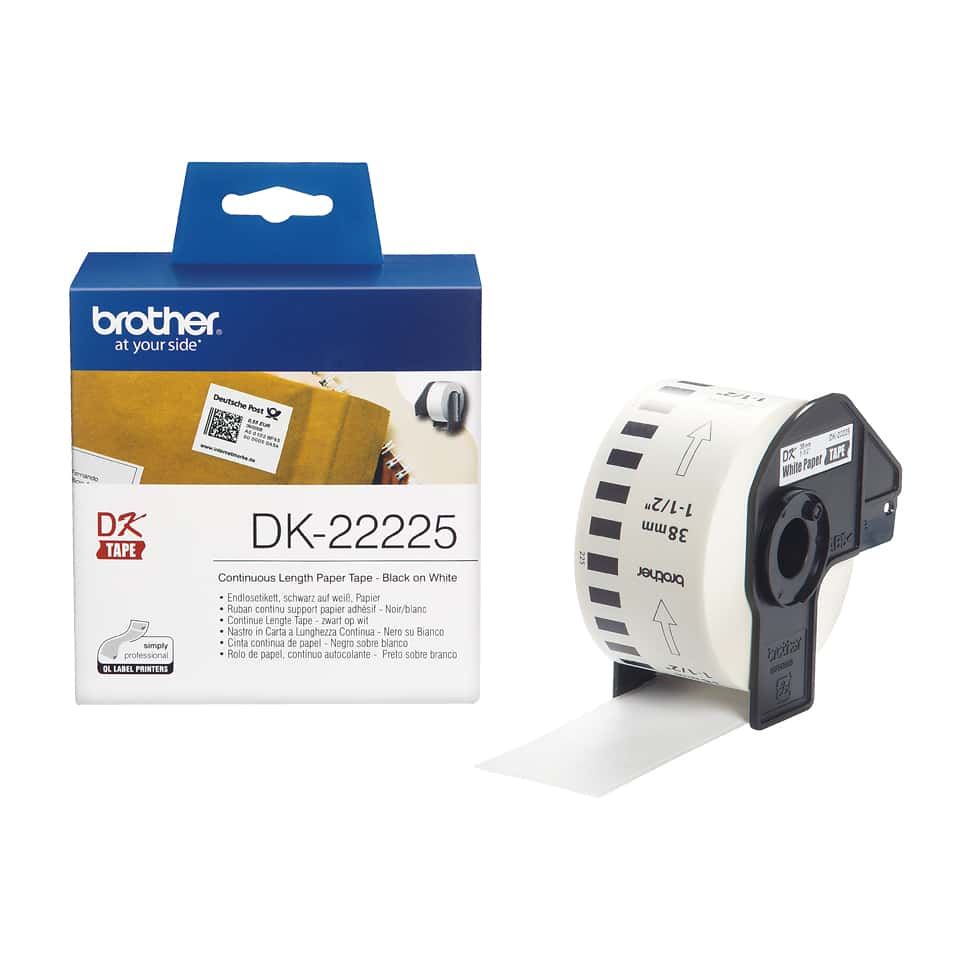 Brother Doorlopende papiertape 38 mm (DK-22225) thumbnail