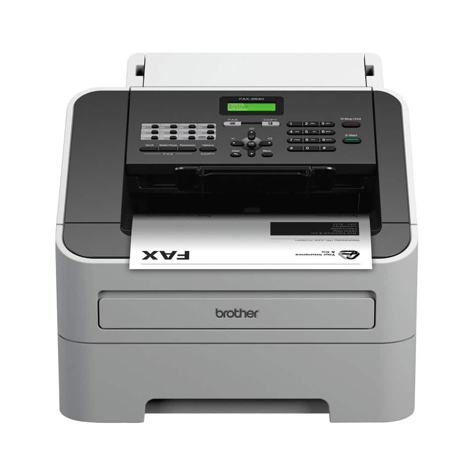 Brother FAX-2840 faxmachine Laser 33,6 Kbit/s A4 Zwart, Grijs (FAX2840) thumbnail