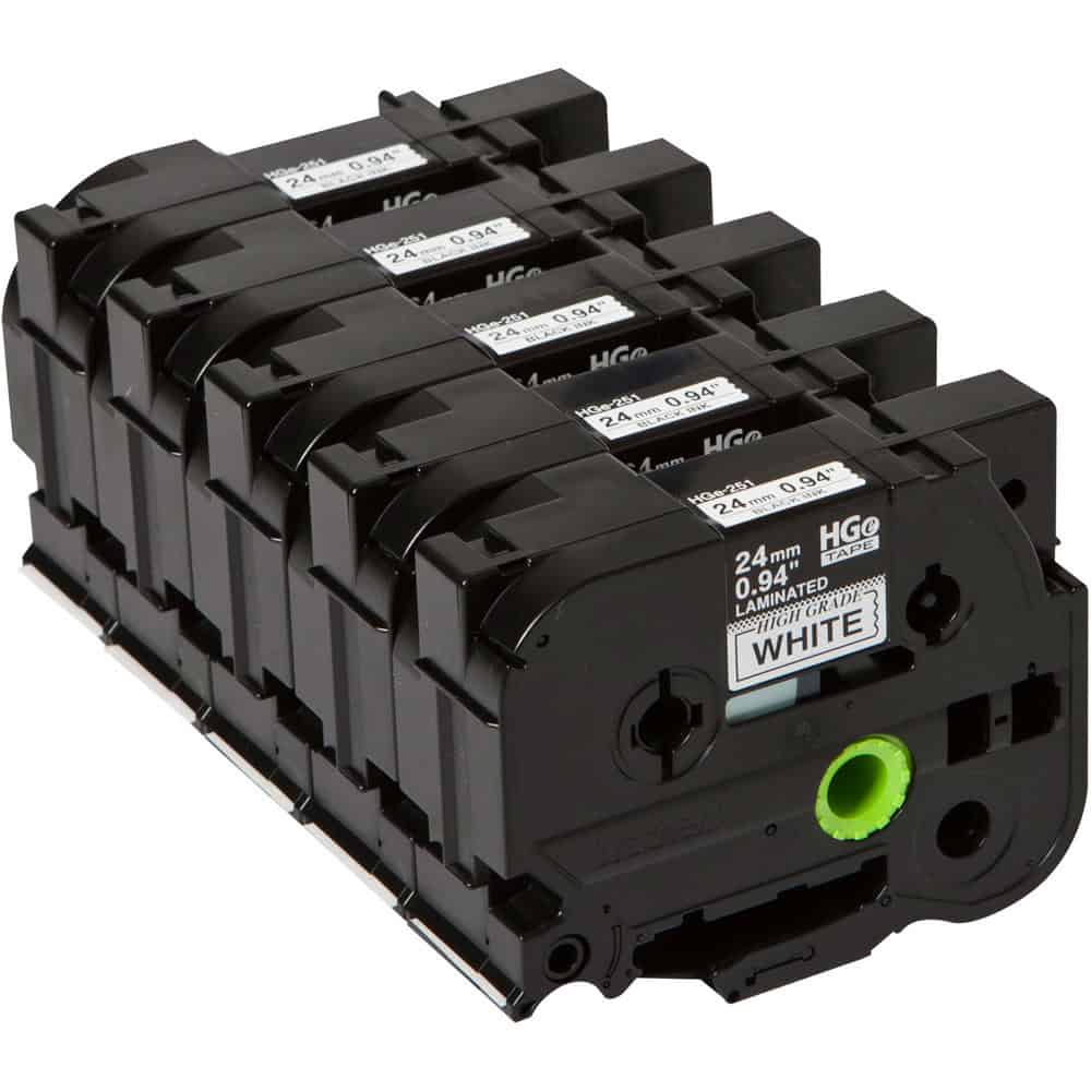 Brother HGE-251V5 labelprinter-tape (HGE251V5) thumbnail