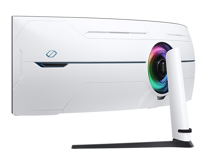 Samsung Odyssey S57CG954NU computer monitor 144,8 cm (57") 7680 x 2160 Pixels 8K Ultra HD QLED Zwart, Wit (LS57CG954NUXEN) thumbnail