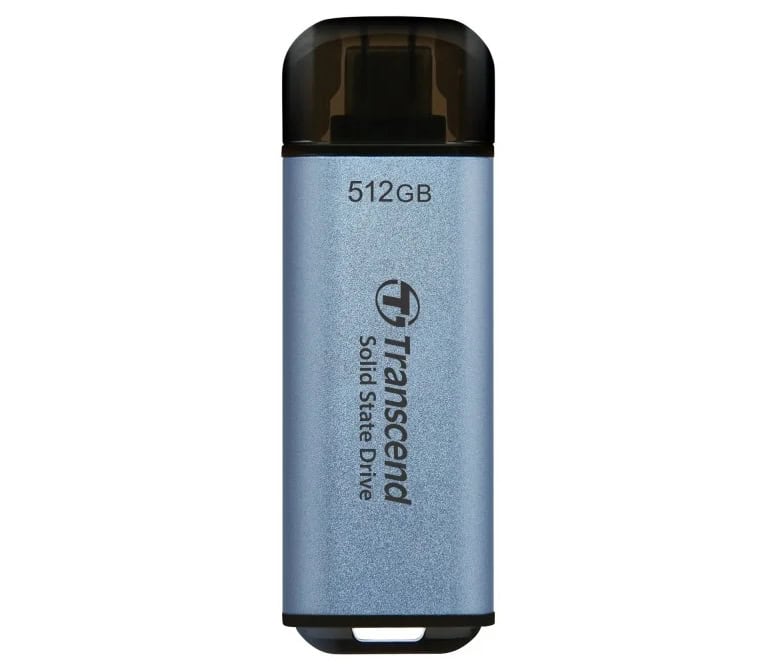 Transcend ESD300C 512 GB Blauw (TS512GESD300C) thumbnail