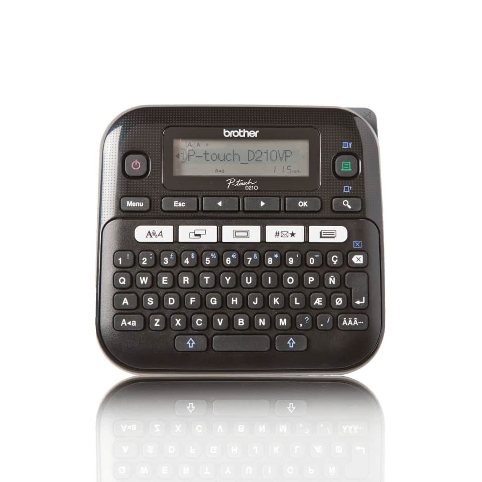 Brother PT-D210VP labelprinter Thermo transfer 180 x 180 DPI 20 mm/sec QWERTY (PTD210VPZW1) thumbnail