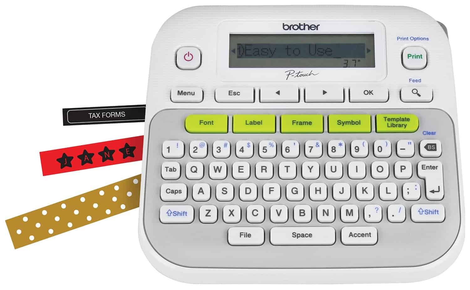 Brother PT-D210 labelprinter Thermo transfer 180 x 180 DPI 20 mm/sec QWERTY (PTD210ZG1) thumbnail