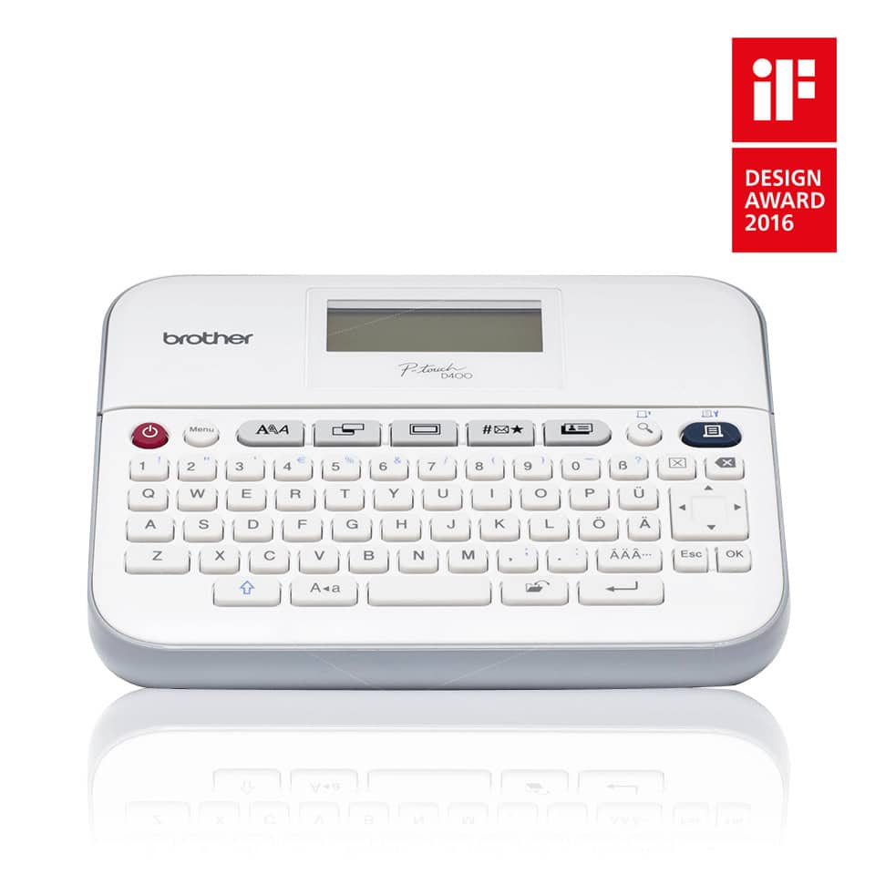 Brother PT-D400 labelprinter Thermo transfer Kleur 180 x 180 DPI 20 mm/sec TZe QWERTY (PTD400ZG1) thumbnail