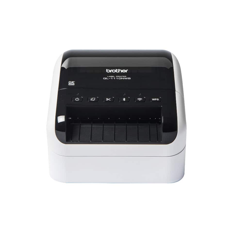 Brother QL-1110NWBC labelprinter Direct thermisch 300 x 300 DPI 110 mm/sec Bedraad en draadloos DK Wifi Bluetooth (QL1110NWBCZG1) thumbnail Brother QL-1110NWBC labelprinter Direct thermisch 300 x 300 DPI 110 mm/sec Bedraad en draadloos DK Wifi Bluetooth (QL1110NWBCZG1) thumbnail