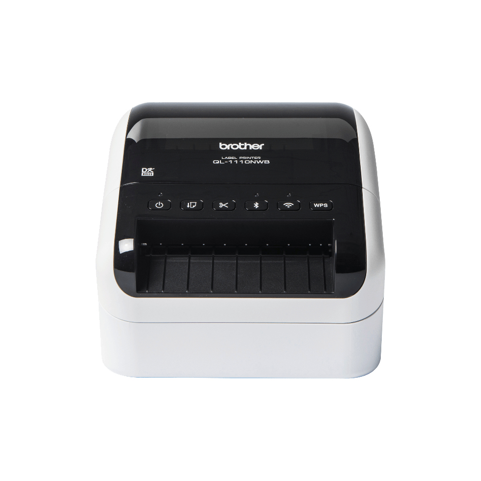 Brother QL-1110NWB labelprinter Direct thermisch 300 x 300 DPI 110 mm/sec Bedraad en draadloos Ethernet LAN DK Wifi Bluetooth (QL1110NWBCZG1) thumbnail
