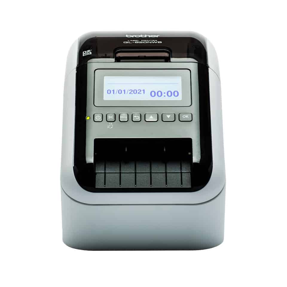 Brother QL-820NWBVMXX1 labelprinter Direct thermisch Kleur 300 x 600 DPI 176 mm/sec Bedraad en draadloos Ethernet LAN DK Wifi Bluetooth (QL820NWBCZG1) thumbnail Brother QL-820NWBVMXX1 labelprinter Direct thermisch Kleur 300 x 600 DPI 176 mm/sec Bedraad en draadloos Ethernet LAN DK Wifi Bluetooth (QL820NWBCZG1) thumbnail
