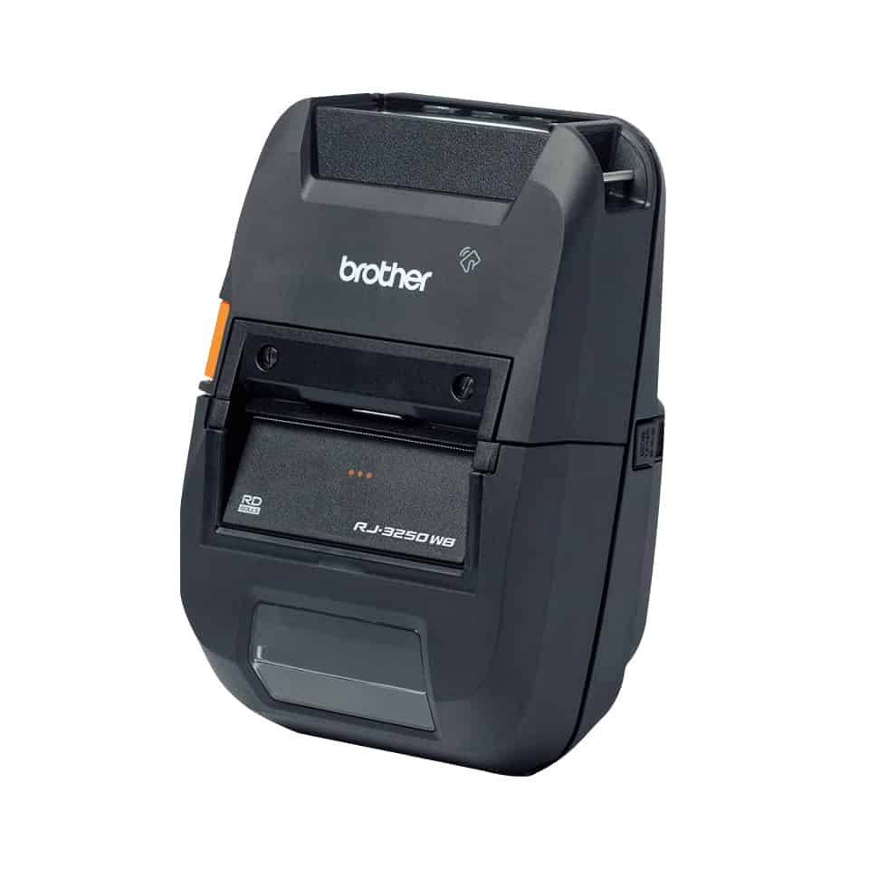 Brother RJ-3250WBL labelprinter Direct thermisch 203 x 203 DPI 127 mm/sec Draadloos Ethernet LAN Wifi Bluetooth (RJ3250WBLZ1) thumbnail