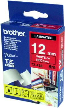 Brother TZe-435 labelprinter-tape TZ (TZE-435) thumbnail