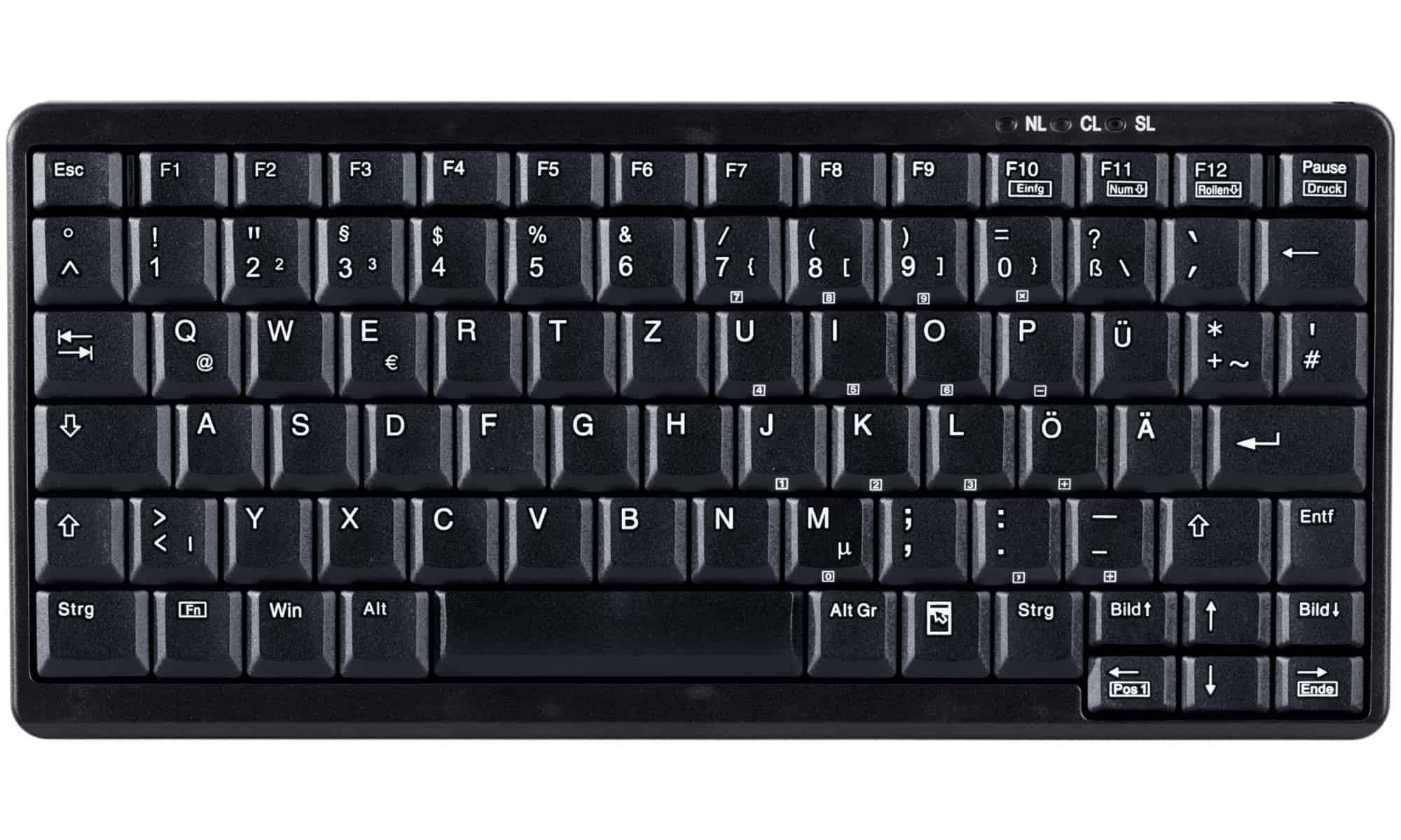 Active Key AK-4100-U toetsenbord USB Duits Zwart (AK-4100-U-B/GE) thumbnail
