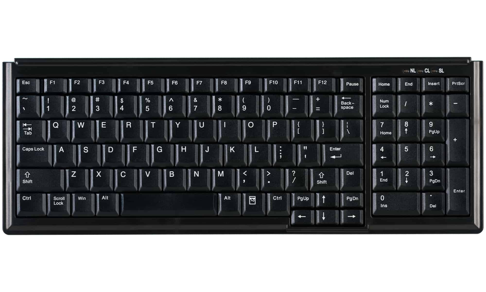 Active Key AK-7000 toetsenbord USB QWERTY Engels Zwart (AK-7000-U-B/US) thumbnail